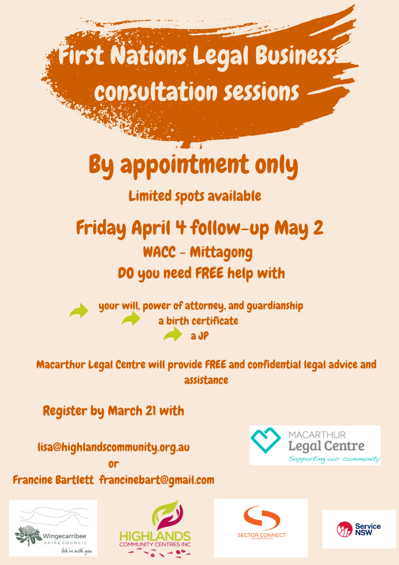 First Nations Legal Business Sessions April 2025 (Flyer (A4).png