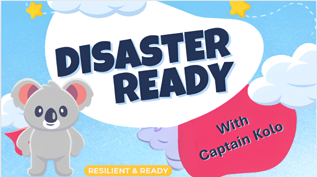 Captain Kolo Children's Disaster Preparedness Character