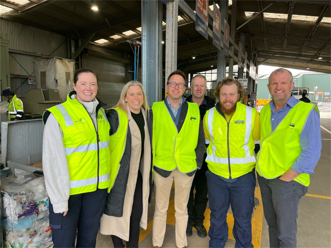 Wingecarribee staff collaboration group at the Resource Recovery Centre in Moss Vale