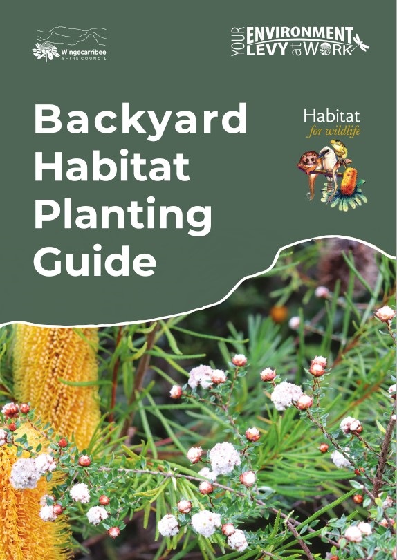 Front cover of WSC - Backyard Habitat Planting Guide PDF