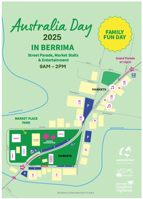 Australia Day 2025 in Berrima Event Map