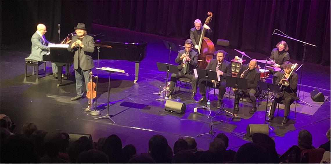 Image of Southern Highlands Jazz (SH Jazz!) musicians performing Jazz on a stage