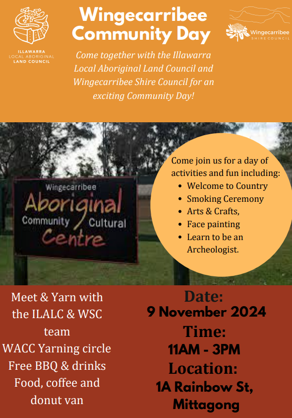 Image of Wingecarribee Community Day Event Flyer - 9 November 2024