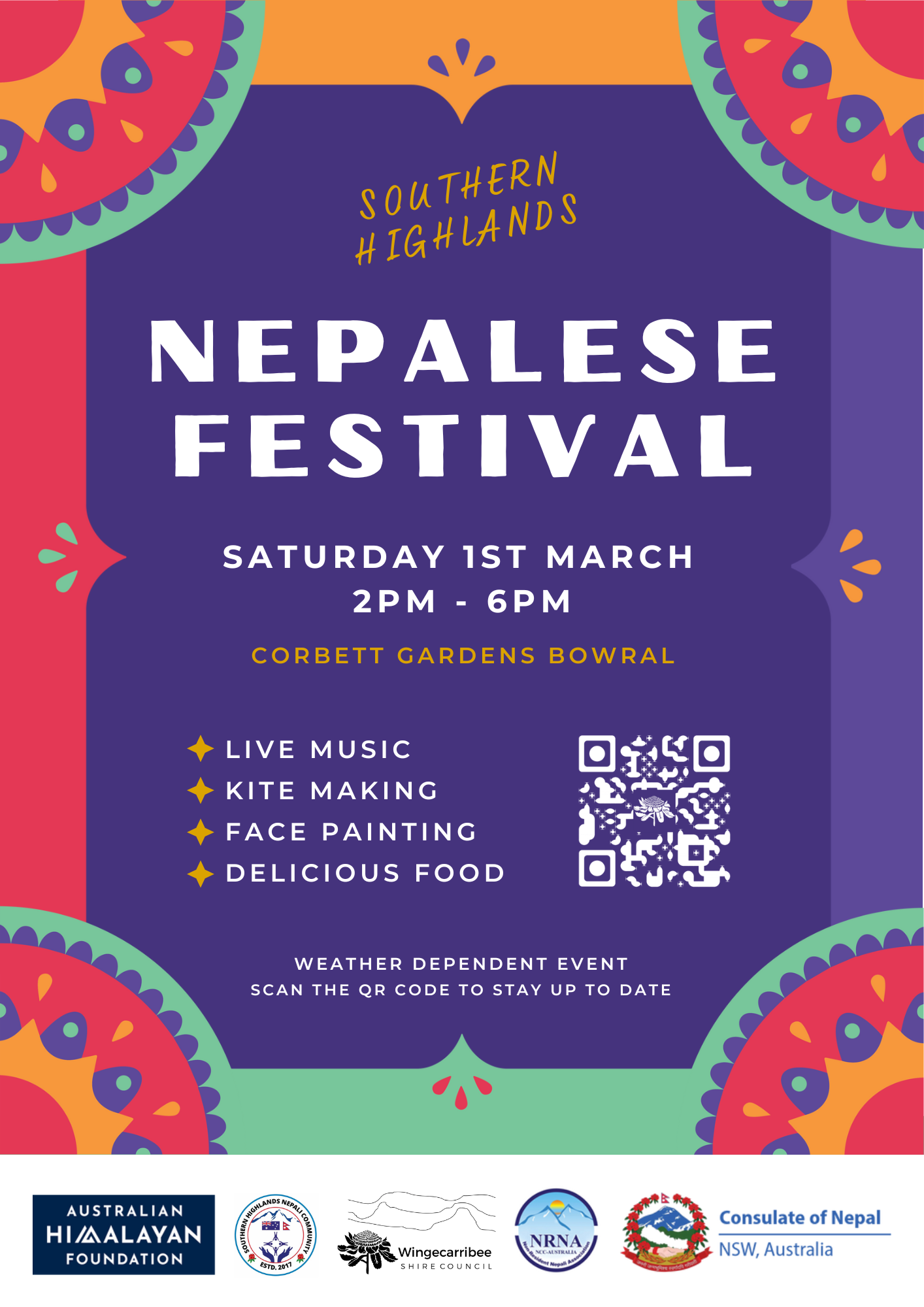 Wingecarribee Shire Council Nepalese Festival 2025 Poster