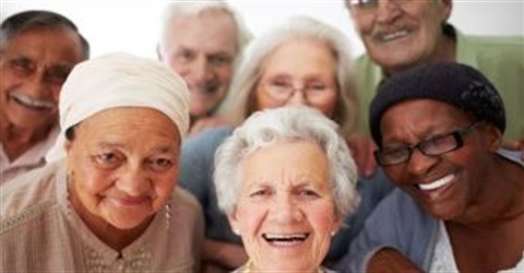 Gathering of people smiling