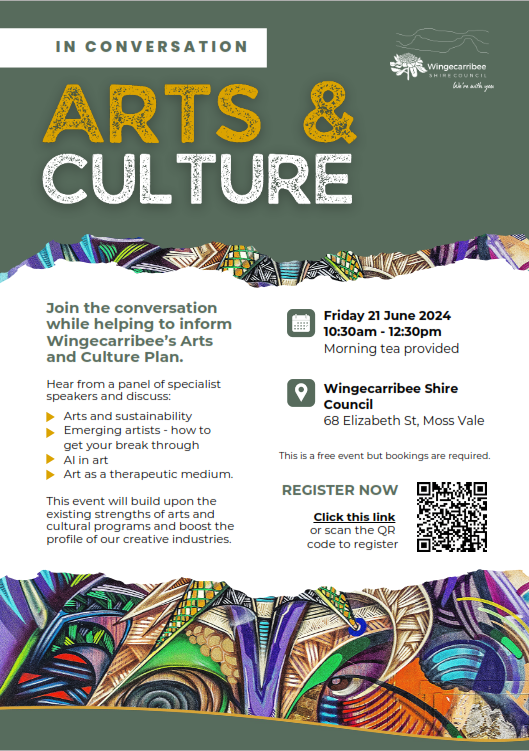 In Conversation - Arts and Culture Flyer Image