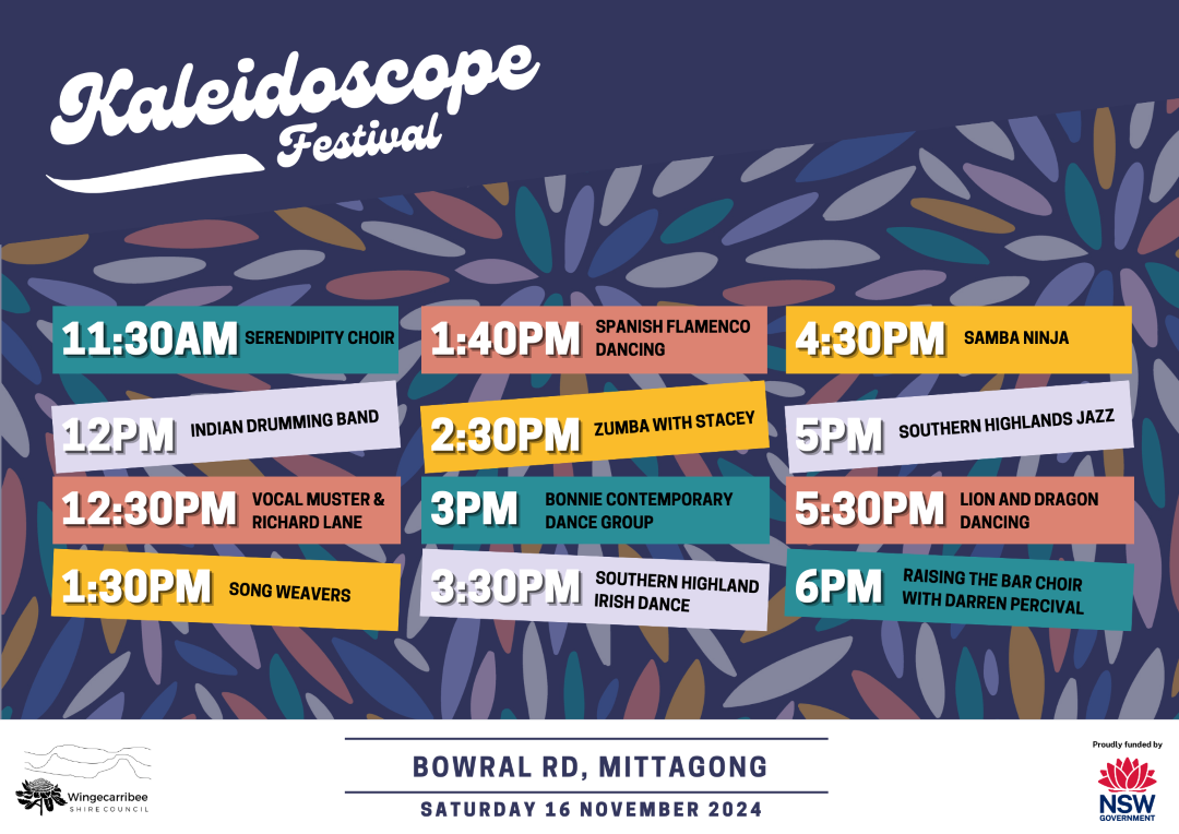 Kaleidoscope Festival Entertainment Program