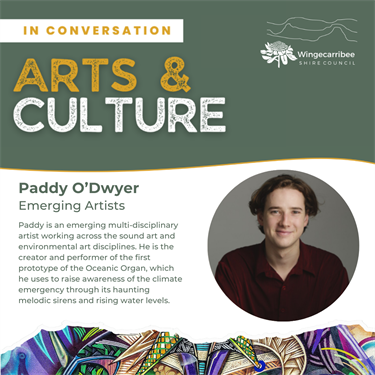 Keynote Speaker Paddy ODwyer - Emerging Artists