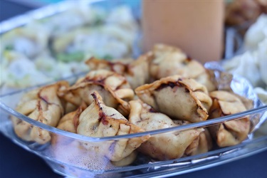 Nepalese Momo Dumplings Fried