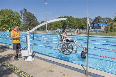 Accessible Swim at Bowral Pool