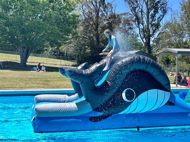 Bowral Pool Inflatables event