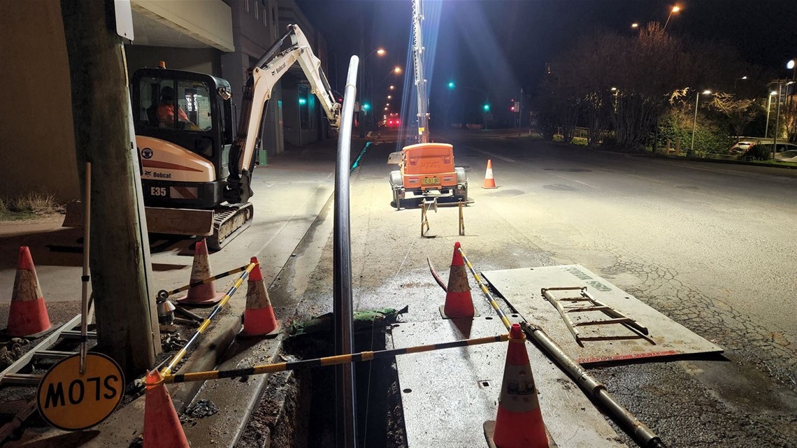 Station Street pavement works