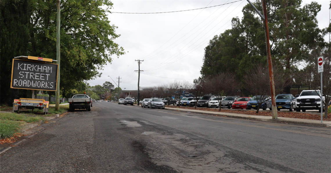 Kirkham Street roadworks