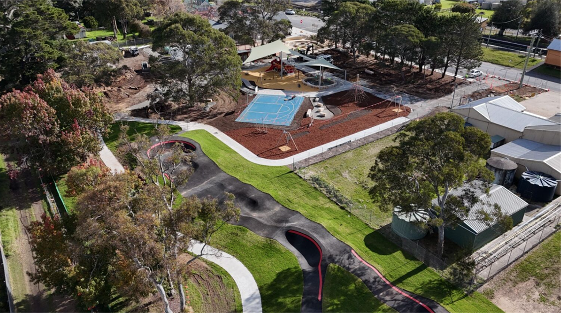 Aerial image of the Casburn Park Wingello