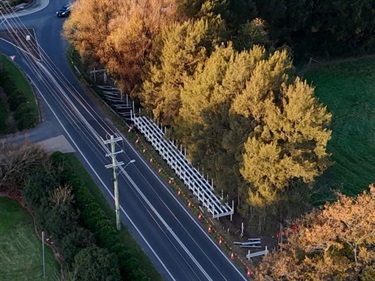 Eridge Park raised footpath