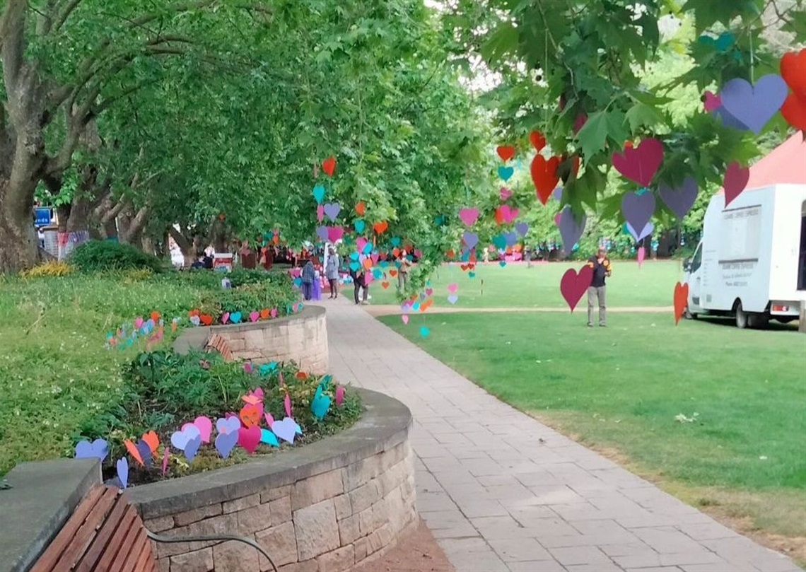 Hearts in the Park Event in Leighton Gardens Moss Vale 2023