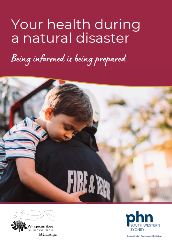 Image of front cover of Your Health in a Natural Disaster booklet