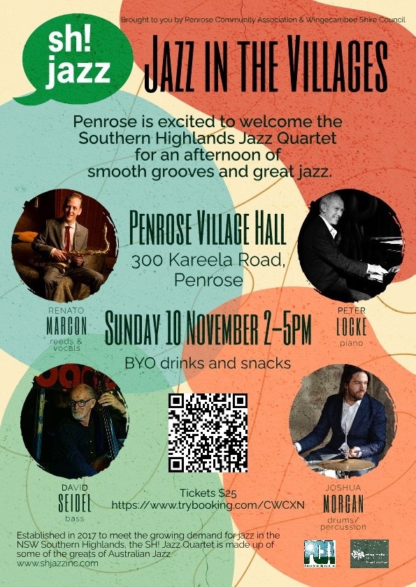 Jazz in the Villages - SH Jazz! Penrose Event Poster