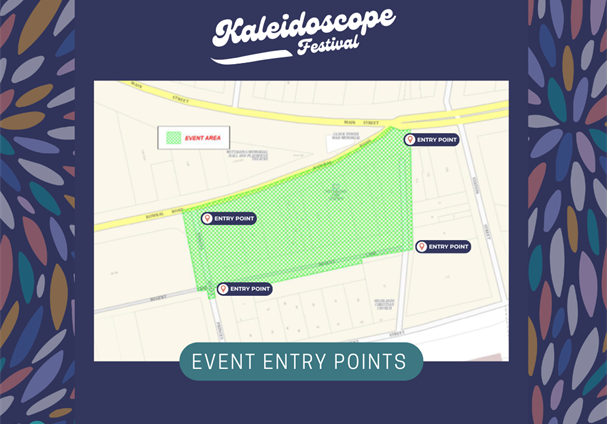 Kaleidoscope Festival area MAP